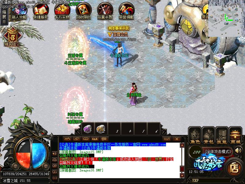 风云冰雪NPC展示