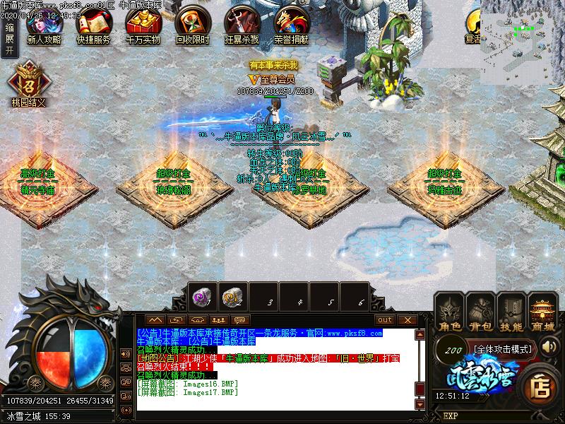 风云冰雪NPC展示