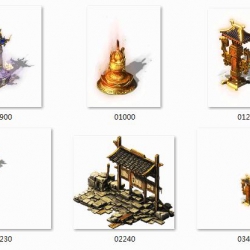牌楼自定义动态NPC高清素材