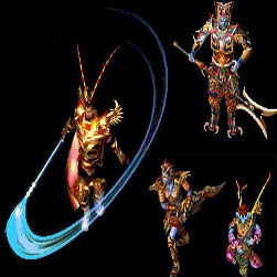 四大天王 - 复古传奇怪物素材